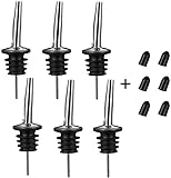 Flaschenausgießer,6 Stück Weinausgießer, Edelstahl...