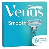 Gillette Venus Smooth Damen Rasierklingen, 16 ORIGINAL Ersatzklingen für...