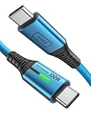 INIU USB C auf USB C Kabel, 100W [2m Blau] USB C Ladekabel, Typ C...