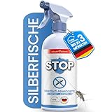 KRAFTKÖNIG Silberfisch Spray 500 ml – Starkes Abwehrspray gegen Silberfische...