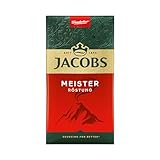 Jacobs Filterkaffee Meisterröstung, dunkle Röstung, Kaffee gemahlen, geröstet...