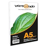 versando 500 Blatt Papier DIN A5 HighWhite 80 Druckerpapier Universalpapier...