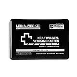 Leina-Werke 10002 KFZ-Verbandkasten Standard, Schwarz/Weiß