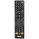 Hama Universalfernbedienung 4 in 1 Smart TV (bis zu 4 Geräte steuern, alle...