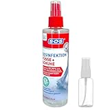 SOS Fuß-Desinfektion-Spray 250ml inkl. Sprühflasche in Reisegröße 30ml |...