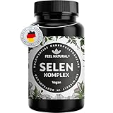 Selen Hochdosiert: 200µg Selen - 365 Tabletten - Hoch bioverfügbar durch 3...