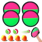 Idota Wurfspiel Kinder Outdoor, Ballspiele für Draußen Kinder, Klett...