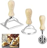 NC 3 Stück Ravioli Cutter Maultaschen Ausstecher Edelstahl Ravioli Ausstecher...