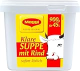 MAGGI Professional Klare Suppe mit Rind, Rindfleischpulver, Kräutern, Sofort...
