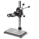 WABECO Bohrständer Fräsständer BF1240 mit 3-Speichen Drehkreuz Z-Achse, 2...