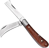 ICompy Okuliermesser,Gartenmesser Klappbar,Pfropfmesser aus Edelstahl,Garden...