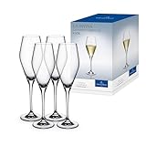 Villeroy & Boch – La Divina Champagnerkelch Set 4 Teilig, Champagner Gläser,...