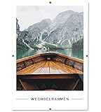 RAWWEST.BIS Rahmenloser 59,4x84,1 cm DIN A1 Bilderrahmen Bildhalter Cliprahmen...