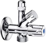 Cornat Maschinen-Eckventil - 3/8 Zoll AG - Zum Anschluss von Waschmaschine &...