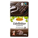 Birkengold Edelbitter Schokolade 100g | Schokolade ohne Zuckerzusatz | 85%...