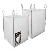 KOTARBAU® 2 St Big Bag Säcke 90x90x120 cm Gartenabfallsack Stabil Offen 1000...