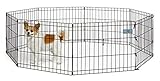 MidWest Homes for Pets 550-18 Laufstall und Spielgehege für Hunde, ohne Tür,...