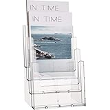 Helit H2352202 - Tischprospekthalter the helpdesk 4 x DIN A5, glasklar