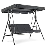 M MCombo 3-Sitzer Hollywoodschaukel, Gartenschaukel mit Verstellbarem...