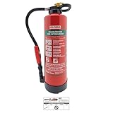 Gloria Schaum-Feuerlöscher SK 6 PRO – 6 Liter – Für die Brandklassen A, B...