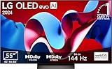 LG OLED55C47LA TV 55' (139 cm) OLED evo Fernseher (α9 Gen7 4K AI-Prozessor,...