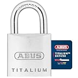 ABUS Vorhängeschloss Titalium AB64TI/30 - Schlosskörper aus Spezial-Aluminium...