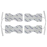 4 Elektroden-Pads 65x30 mm für Finger & Handgelenk - TENS-Schmerztherapie -...