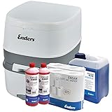 Enders Campingtoilette SUPREME BlueXL Set - komfortable Höhe - hoch - inkl. 2L...