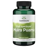 Swanson Full Spectrum Muira Puama, 400mg, 90 Kapseln, Laborgeprüft, Sojafrei,...