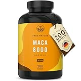 Maca Kapseln Gold 20:1 hochdosiert - 8000 mg PRO Kapsel (200 Stück) Premium...