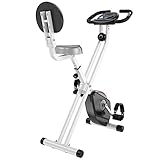 HOMCOM Heimtrainer F-Bike Fahrradtrainer mit 8 stufig einstellbarem...