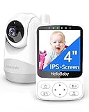HelloBaby Babyphone mit Kamera,29 Stunden Akkulaufzeit Babyfon,318°/120° Baby...