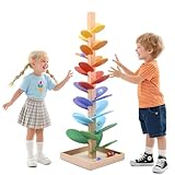 Kugelbahn Holz, 72cm Regenbogen Holz klangbaum, Kugelbahn Klangbaum...