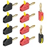 4mm Bananenstecker,10 Stück Bananenstecker Lautsprecher,32A Banana...
