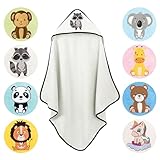 LAYNENBURG Premium Kapuzenhandtuch Baby - Badehandtuch aus 100% Baumwolle - Oeko...