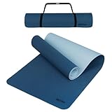 ALPIDEX Yogamatte Rutschfest 190 x 61 x 0.6 cm | 190 x 90 x 0.6 cm Phthalatfreie...