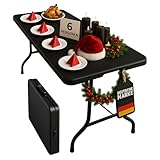 Floordirekt- Gartentisch Klappbar Kunststoff 180x73 cm - Buffettisch mit...