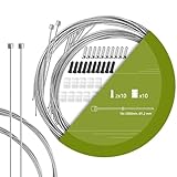 TAPKUA 10 Stück Fahrrad Schaltzug, 2500mm Schaltkabel Schaltseil für...