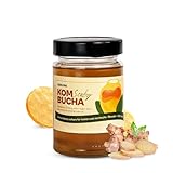 SANUVIA Kombucha SCOBY Starterkultur - Teepilz mit 300 ml Startertee im Glas -...