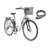 TELEFUNKEN E-Bike Elektrofahrrad Alu 28 Zoll mit 7-Gang Shimano Kettenschaltung,...