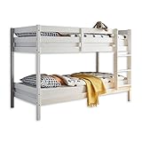Stella Trading CASPER Hochbett mit Leiter & zwei Liegeflächen 90 x 200 cm -...