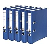 Original Falken 5er Pack PP-Color Kunststoff-Ordner. Made in Germany. 5 cm...