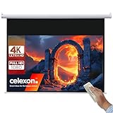 celexon Basic Motor-Leinwand 90' | 200x113 cm 16:9 | elektrische Full-HD 4K...