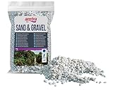 Amtra Gravel - Natürlicher Aquarienkies, dekorative Erde, grobe weiße...