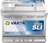 Varta D24 Blue Dynamic Starterbatterie für Passenger Car, 5604080543132 12V...