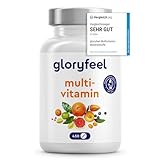 Multivitamin Hochdosiert - 450 Tabletten - Wertvolle Mineralien & alle A-Z...