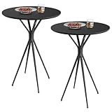 VASAGLE Stehtisch 2er Set, Bartisch, hoher runder Tisch, Küchentisch,...