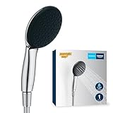 GROHE Vitalio 110, Duschkopf mit Schlauch, wassersparend, 8l pro Min (Handbrause...