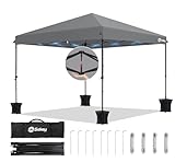 Sekey Premium Pop Up Pavillon 3x3 Wasserdicht Stabil Winterfest, Faltpavillon 3...