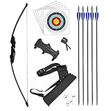 Dostyle Recurve Bogen und Pfeil Set Outdoor Bogenschießen Recurvebogen Jagd...